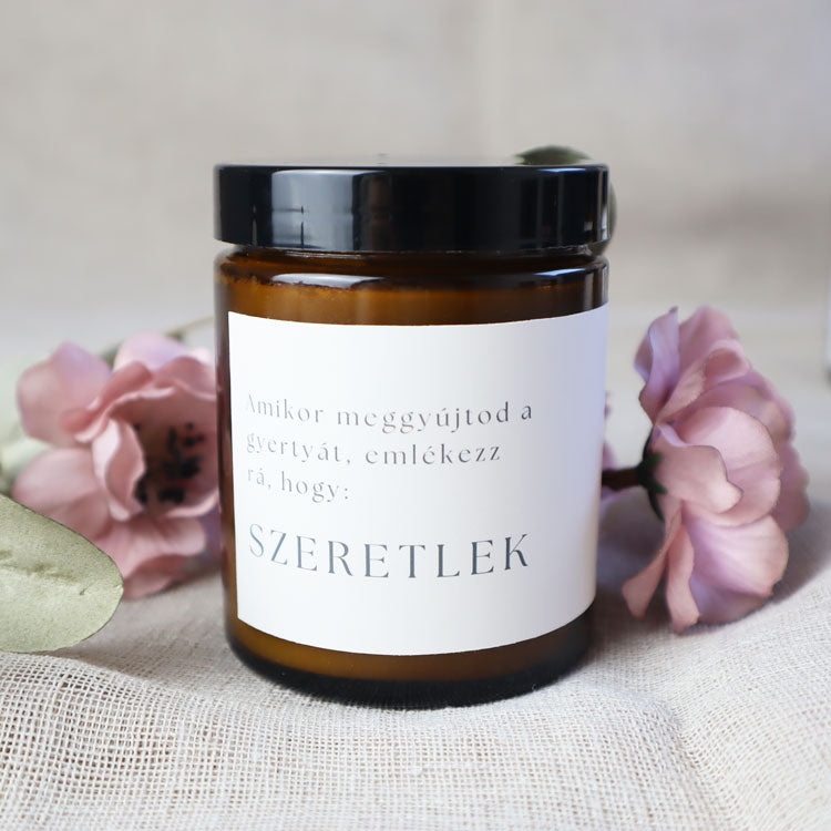 Szeretlek - Szójagyertya