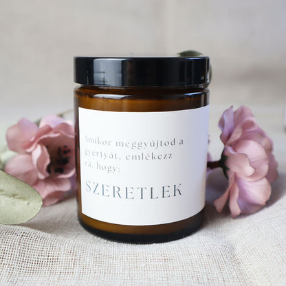 Szeretlek - Szójagyertya