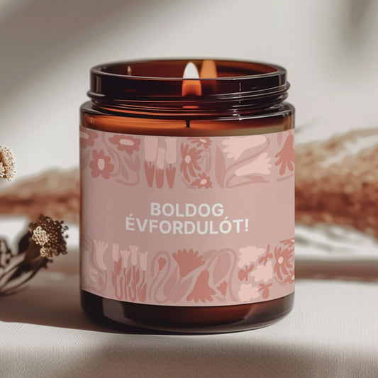 Boldog Évfordulót - Szójagyertya